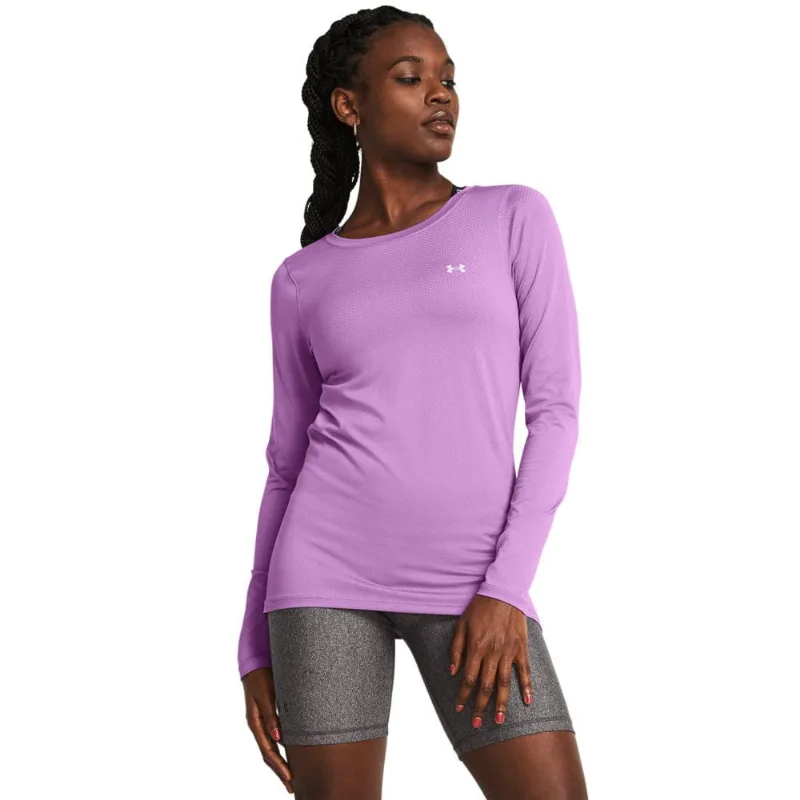 Camiseta Manga Longa de Treino Feminina Under Armour HeatGear