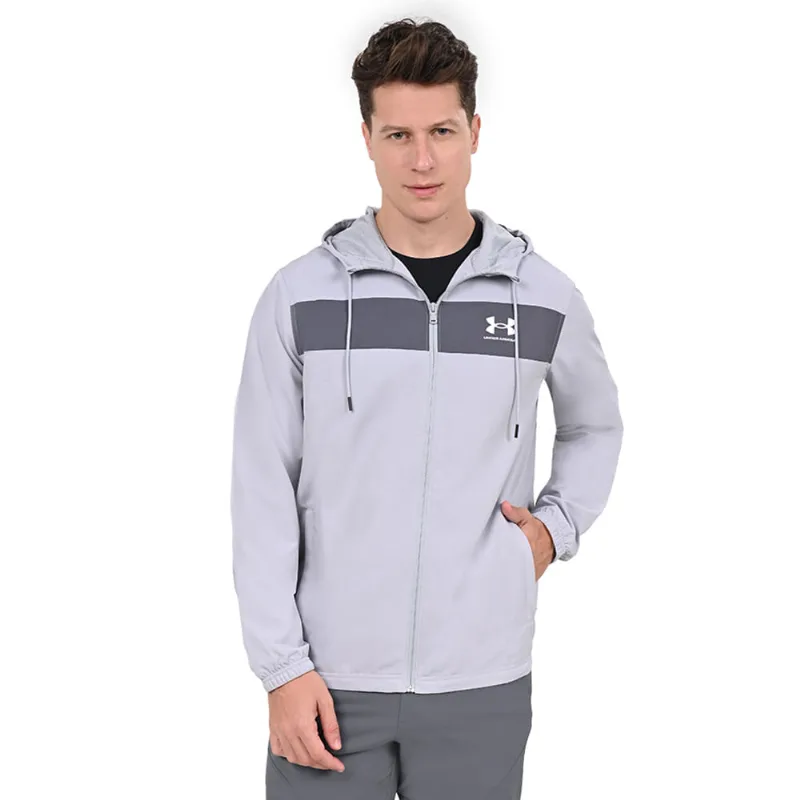 Jaqueta Masculina Under Armour Sportstyle Windbreaker M Cinza