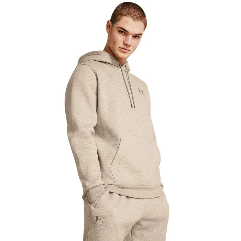 Moletom Masculino Under Armour Essential Fleece Hoodie 2GG Marrom