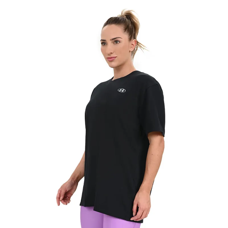 Camiseta Feminina Under Armour Heivyweight Embroid Patch 2GG Preto