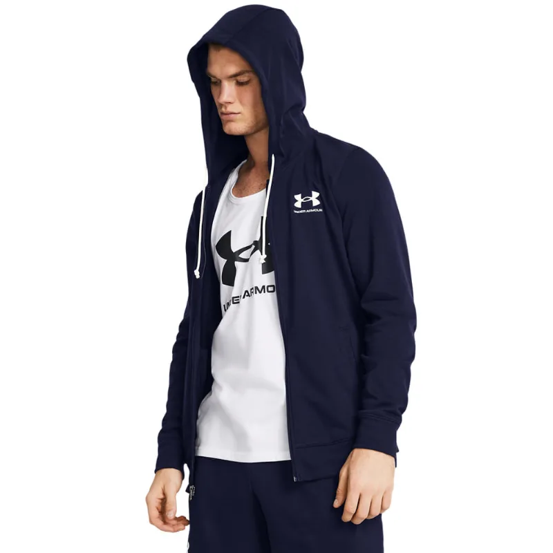 Moletom Sporstyle Under Armour Rival Terry Masculino P Azul