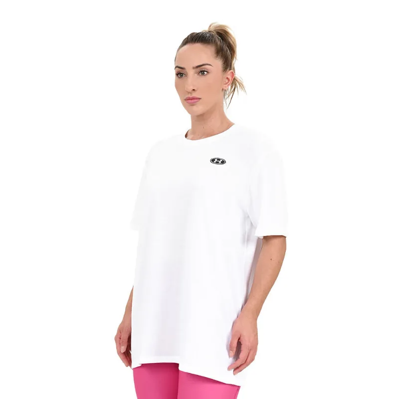 Camiseta Feminina Under Armour Heivyweight Embroid Patch G Branco