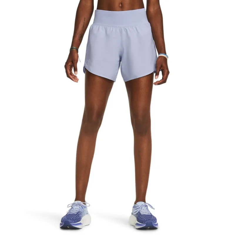 Shorts de Corrida Feminino Under Armour Fly by Elite 5 P Azul