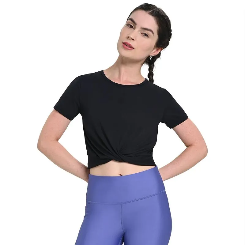Camiseta de Treino Feminina Under Armour Motion Crossover GG / Preto