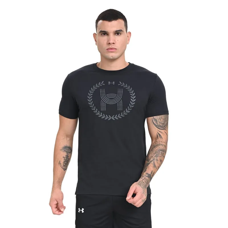 Camiseta Masculina Under Armour Run Anywhere G Preto