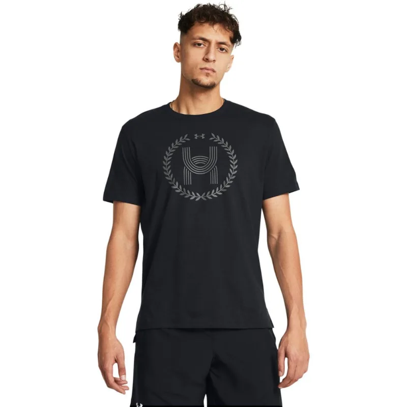 Camiseta Masculina Under Armour Run Anywhere GG Preto