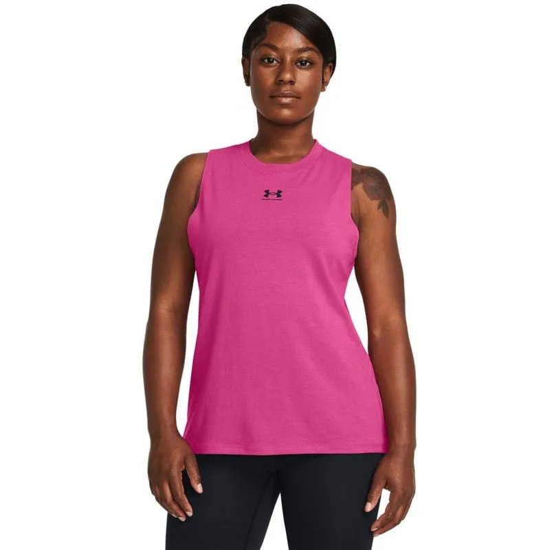 Regata de Treino Feminina Under Armour Campus Muscle P / Rosa
