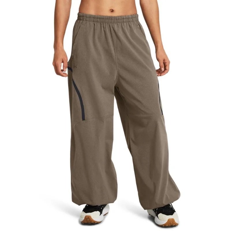 Calça Feminina Under Armour Unstoppable Airvent Parachute P Bege