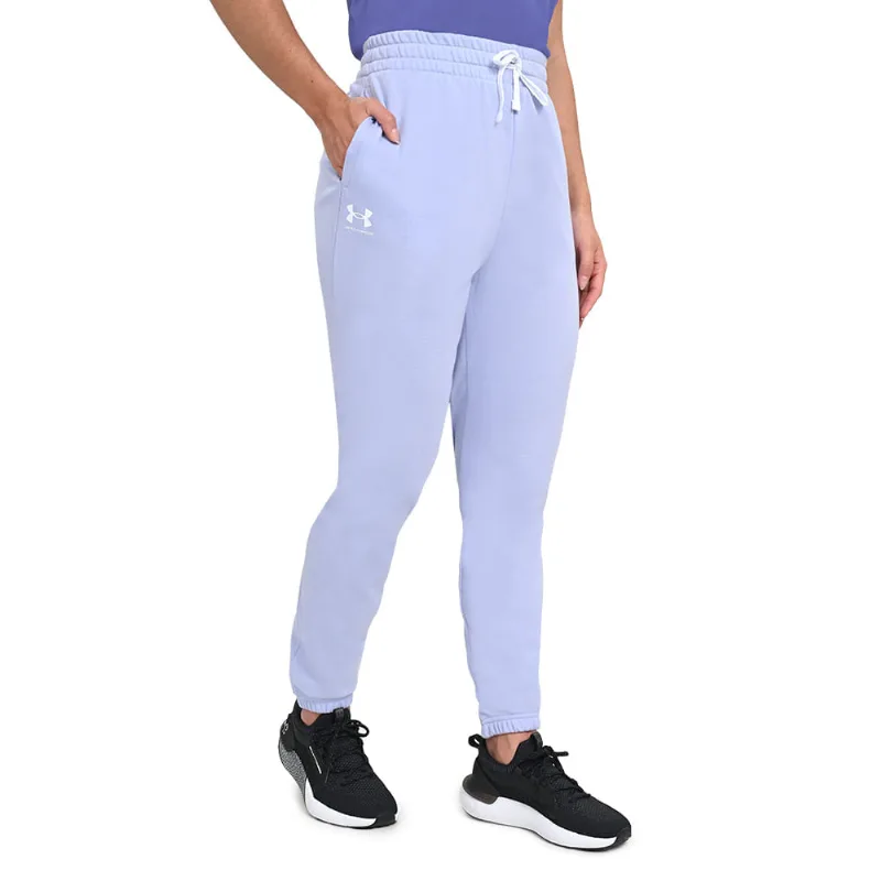 Calça Feminina Under Armour Rival Terry Jogger M Azul