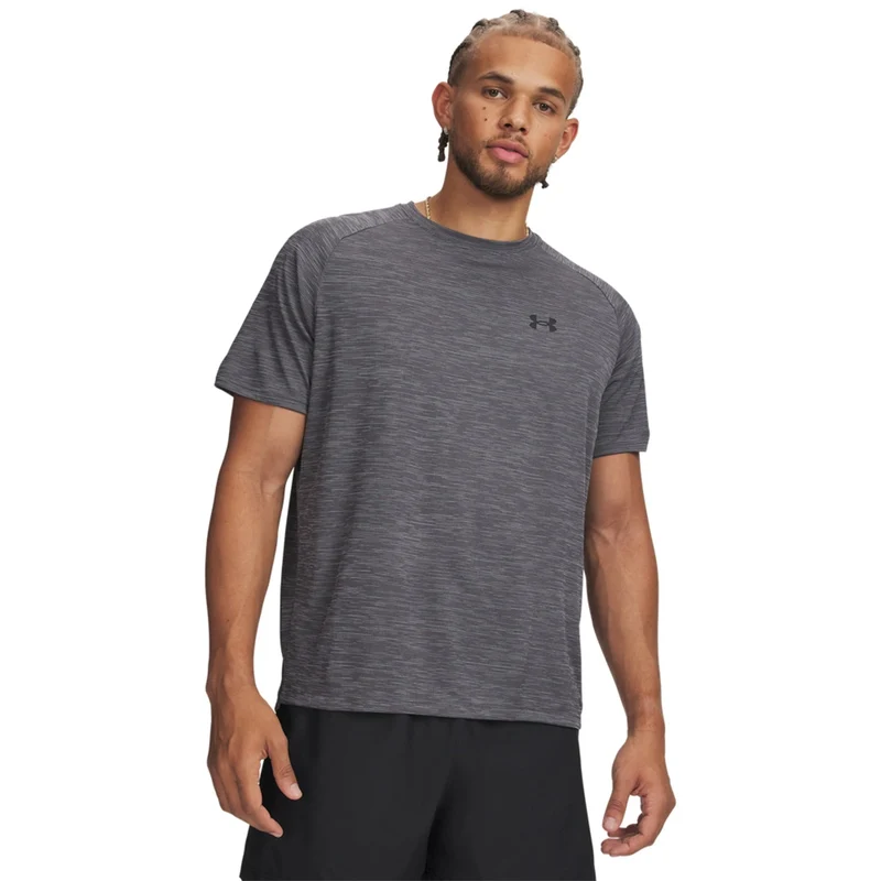 UA Men Tech Textured Short Sleeve | 1382796 XL / Style