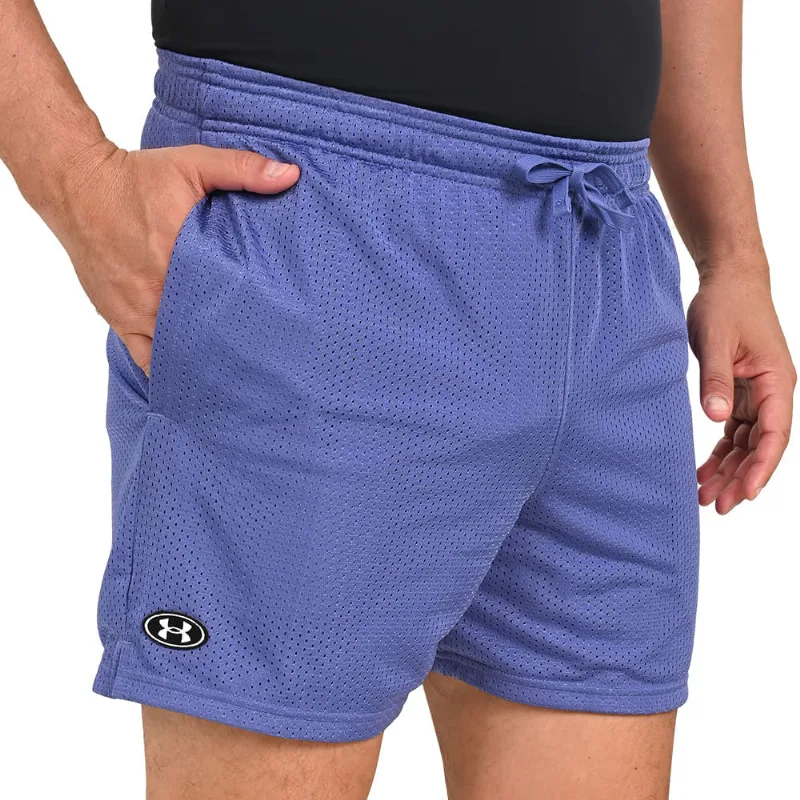 Shorts de Treino Masculino Under Armour Essential Mesh M Roxo