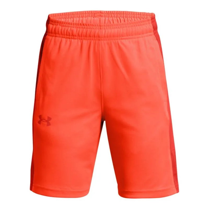 Shorts Infantil Under Armour Baseline 12 Laranja