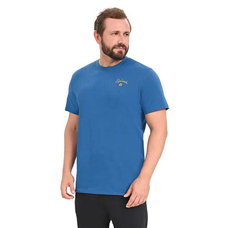 Camiseta Masculina Under Armour Curry Embroidered Splash P Azul
