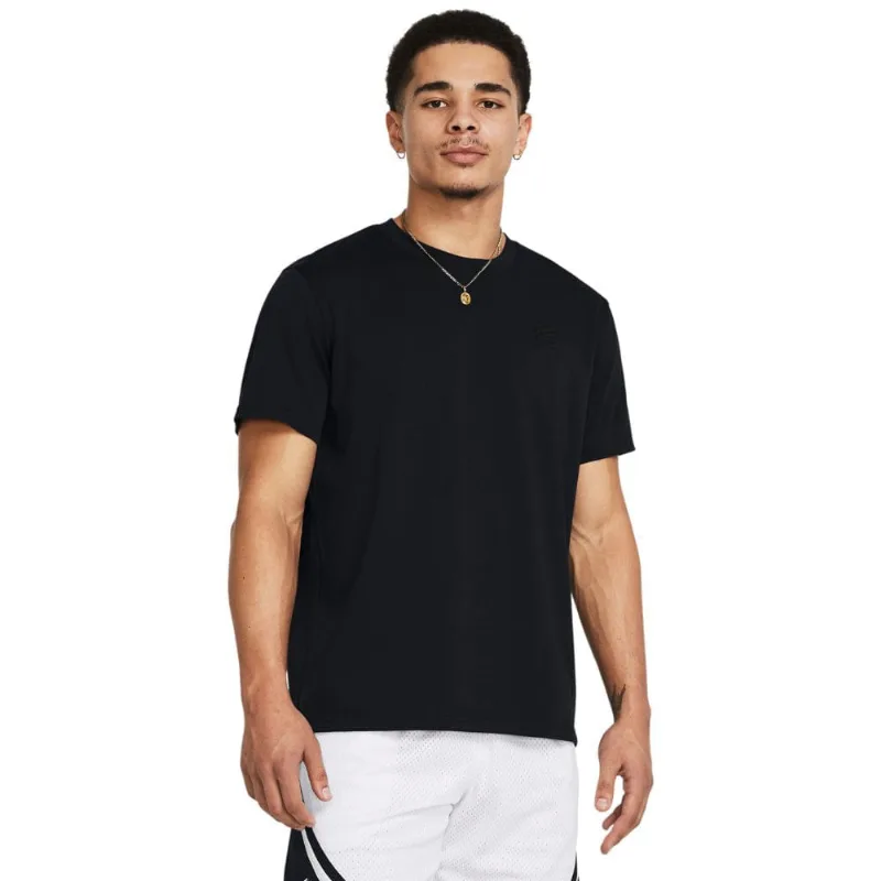 Camiseta Masculina Under Armour Curry Emboss Heavyweight M Preto