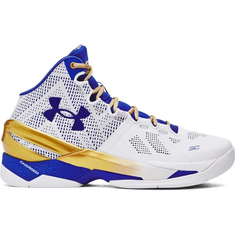 Tênis de Basquete Under Armour Curry 2 Retrô 48 Branco