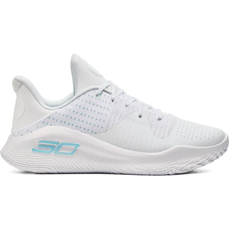 Tênis de Basquete Masculino Under Armour Curry 4 Low Flotro 48 Branco