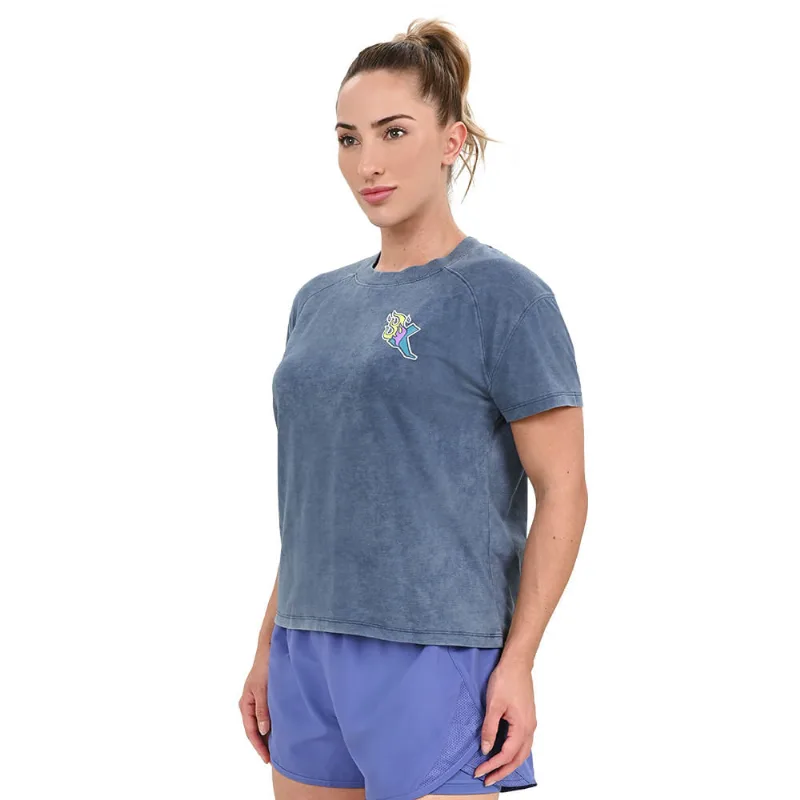 Camiseta Feminina Under Armour Run Anywhere G Azul
