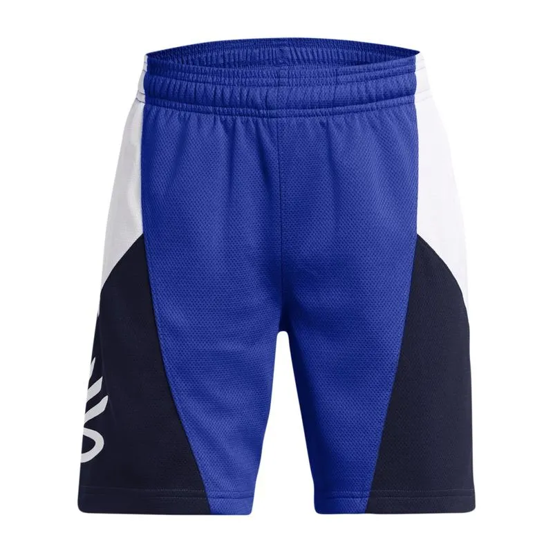 Bermuda Infantil Under Armour Curry Splash 12 Azul