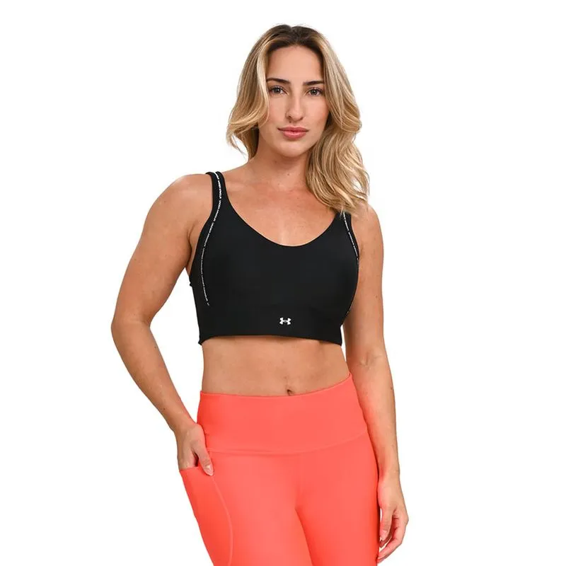 Top de Treino Feminino Under Armour Infinity Low 2.0 P / Preto