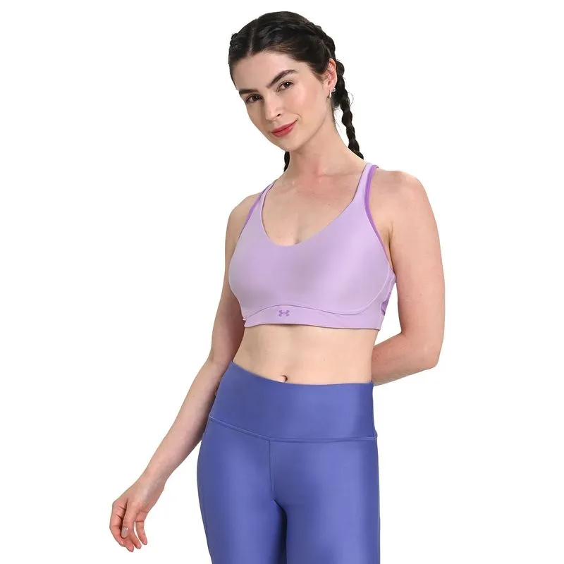 Top de Treino Feminino Under Armour Infinity Low 2.0 G / Roxo