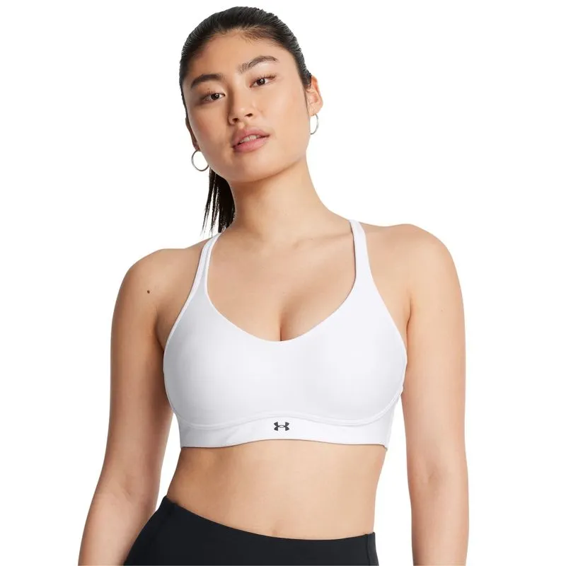Top de Treino Under Armour Infinity Low 2.0 Feminino P / Branco