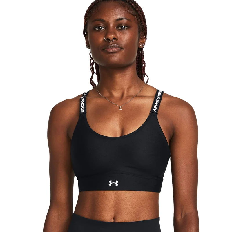 Bra Donna Under Armour Infinity 2.0 Mid Nero Bianco XS D-DD