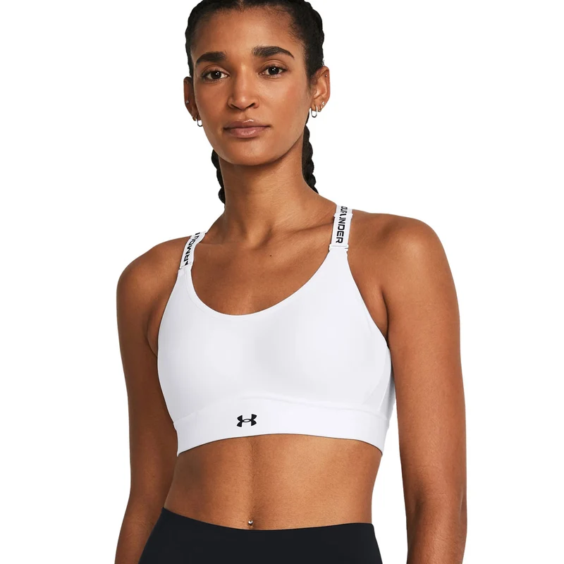 Bra Donna Under Armour Infinity 2.0 Mid Bianco Nero M D-DD