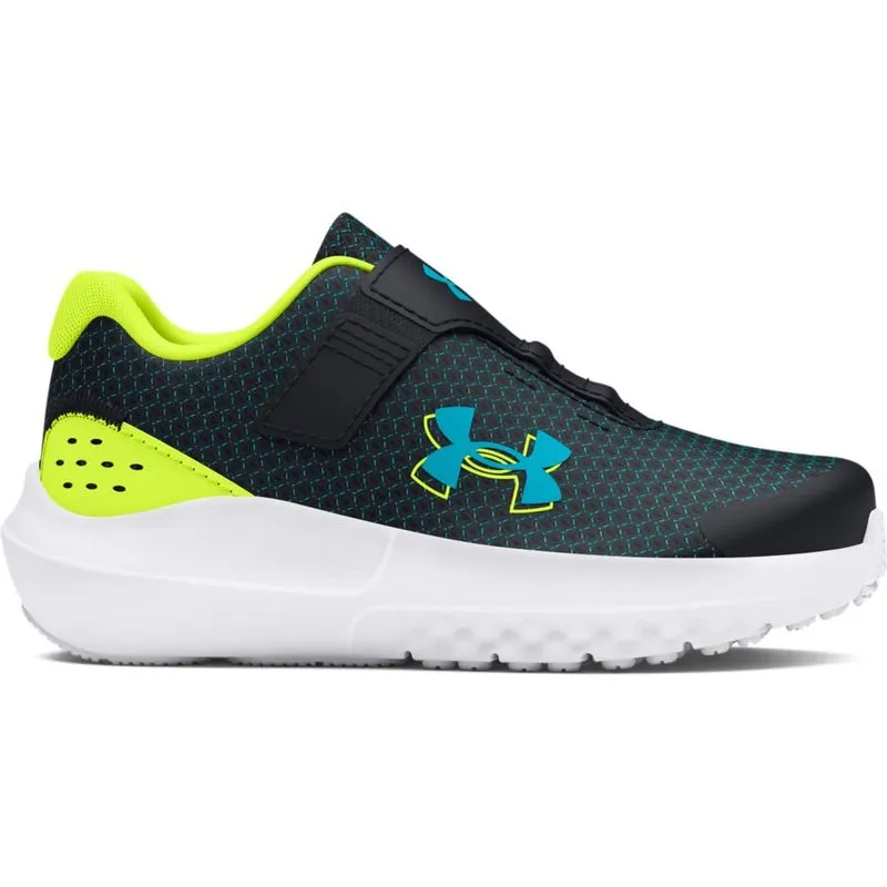Tênis Infantil Under Armour Surge 4 AC 23 Preto