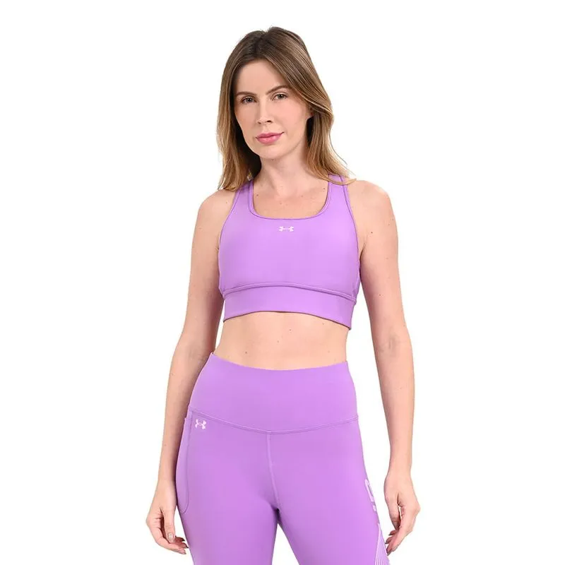 Top de Treino Feminino Under Armour Crossback Longline G / Roxo