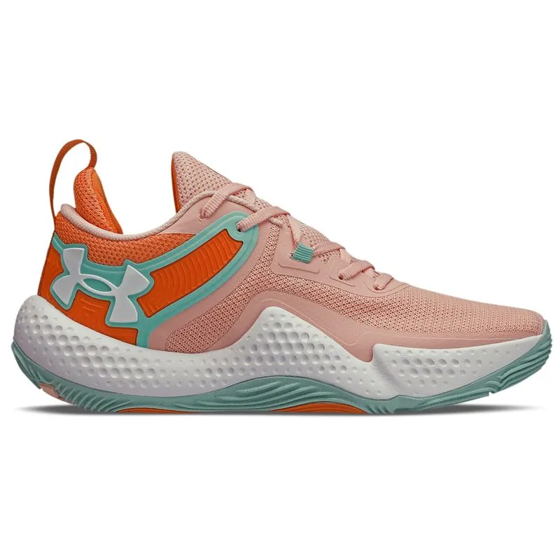 Tênis de Basquete Masculino Under Armour Dagger 42 Rosa