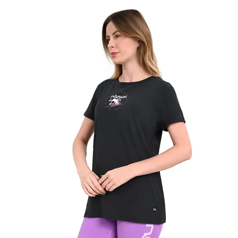 Camiseta Feminina Under Armour Artist Series WILL G Preto