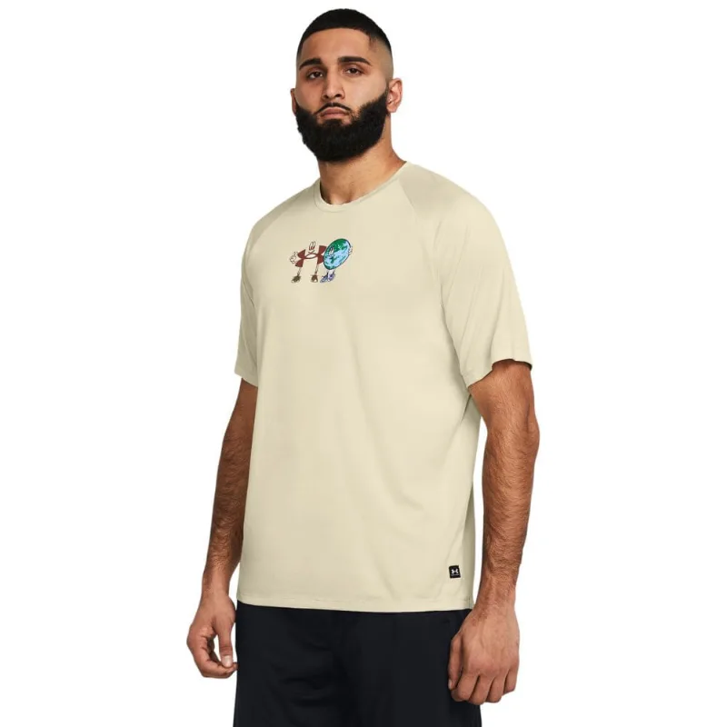 Camiseta Masculina Under Armour Artist Series Green Machine M Bege