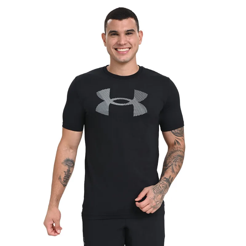 Camiseta Under Armour Big Logo Fill P Preto