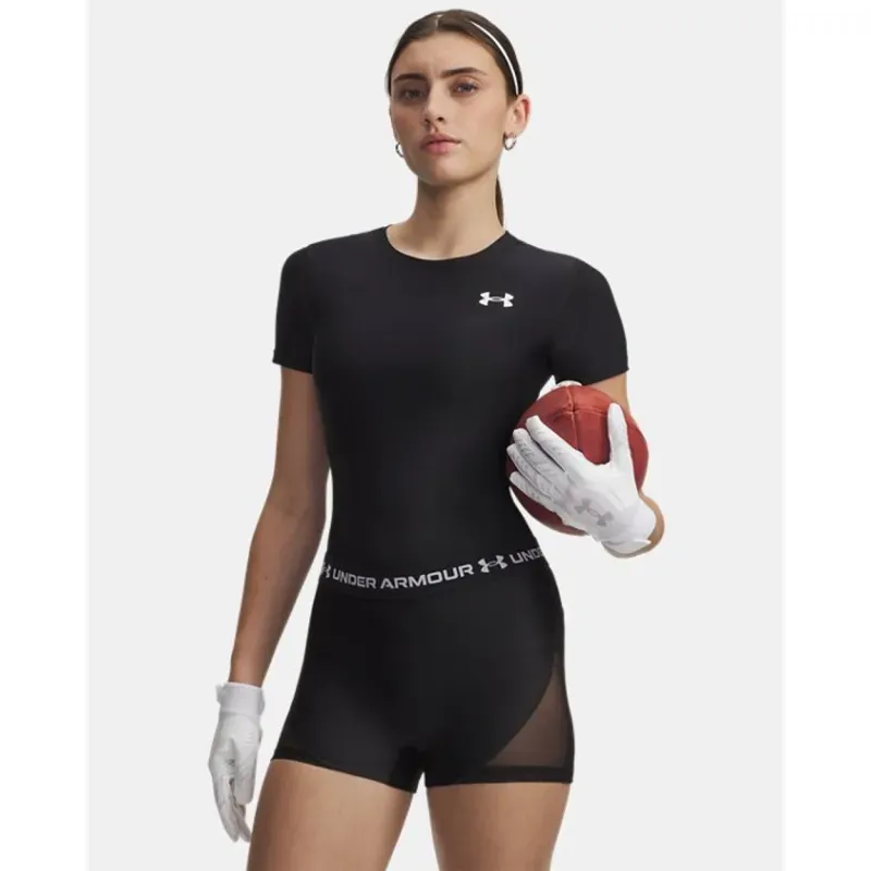Camiseta de Treino Under Armour HeatGear Feminina P Preto