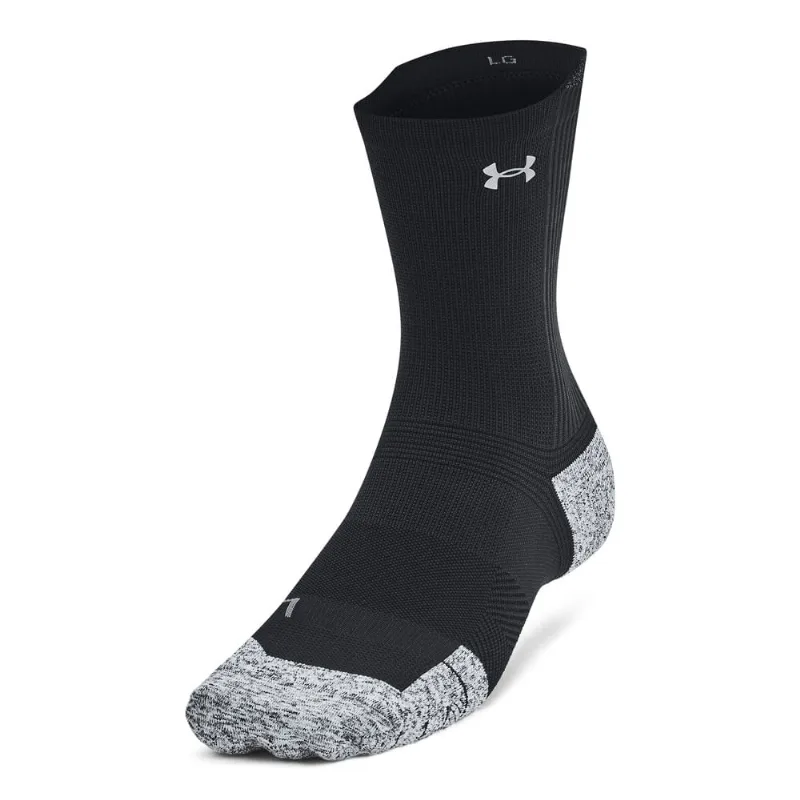 Meia de Corrida Under Armour Run Cushion - Pacote com 3 Pares 32-35 Preto