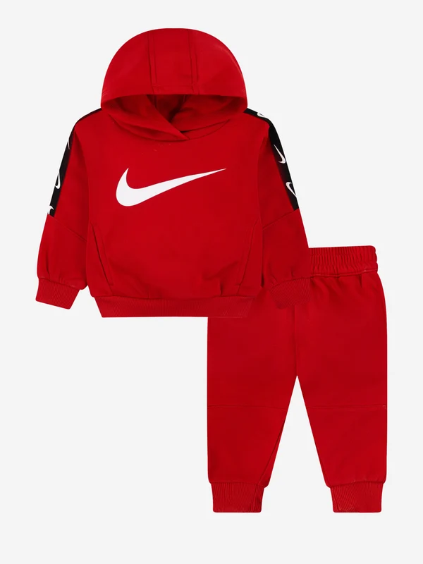 Nike Kids NSW Club Poly Tracksuit in Red Red / 18 months