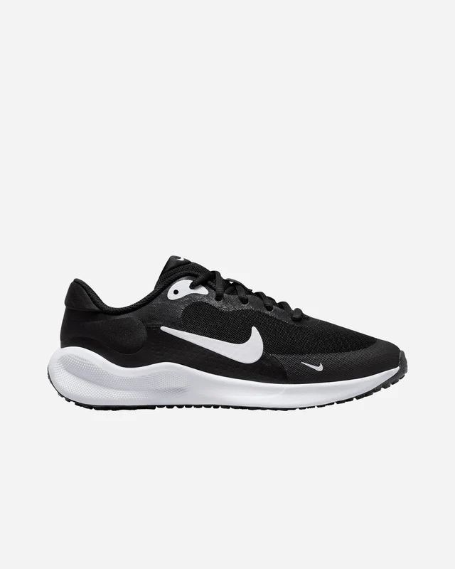 SCARPE NIKE REVOLUTION 7 (GS) BLACK/GREEN-GREY 003 / 1Y