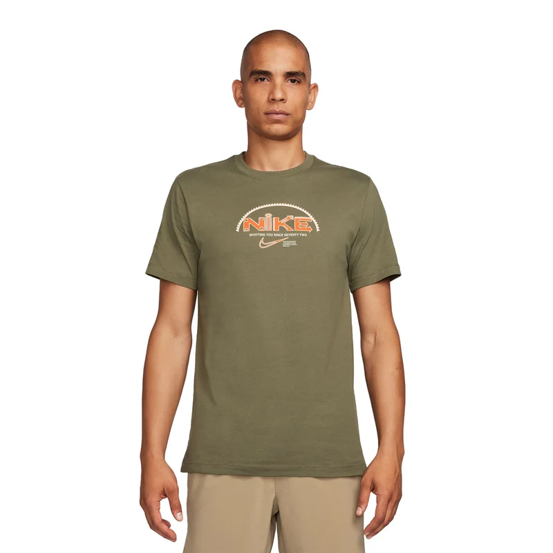 Nike T-Shirt Fitness Uomo Verde L