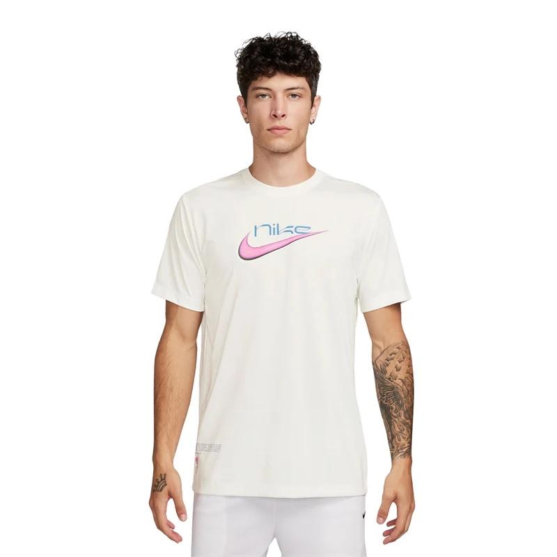 Nike T-Shirt Dri-Fit Basket Uomo Bianco S