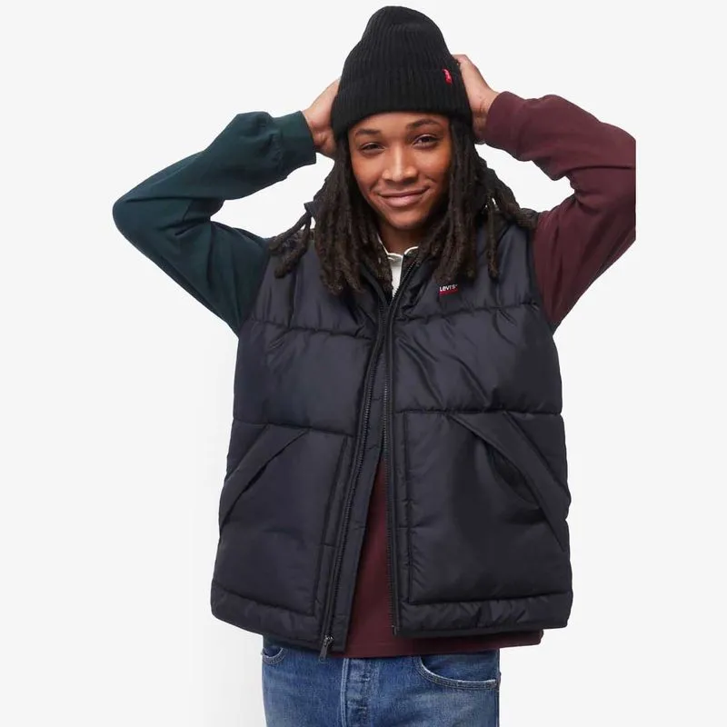 Colete Puffer Levi's Sunset Vest Preto Colete Puffer Levi's® Sunset Vest Preto XL USA | GG BR
