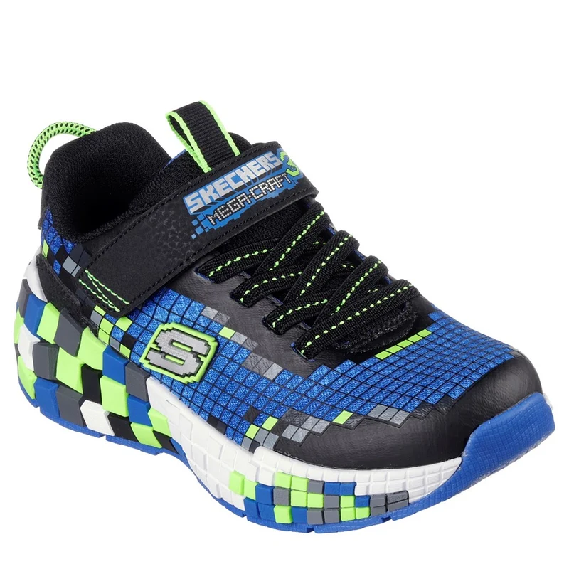 Skechers Mega-Craft 3.0 Shoe Black/Blue/Lime / Infant 9.5