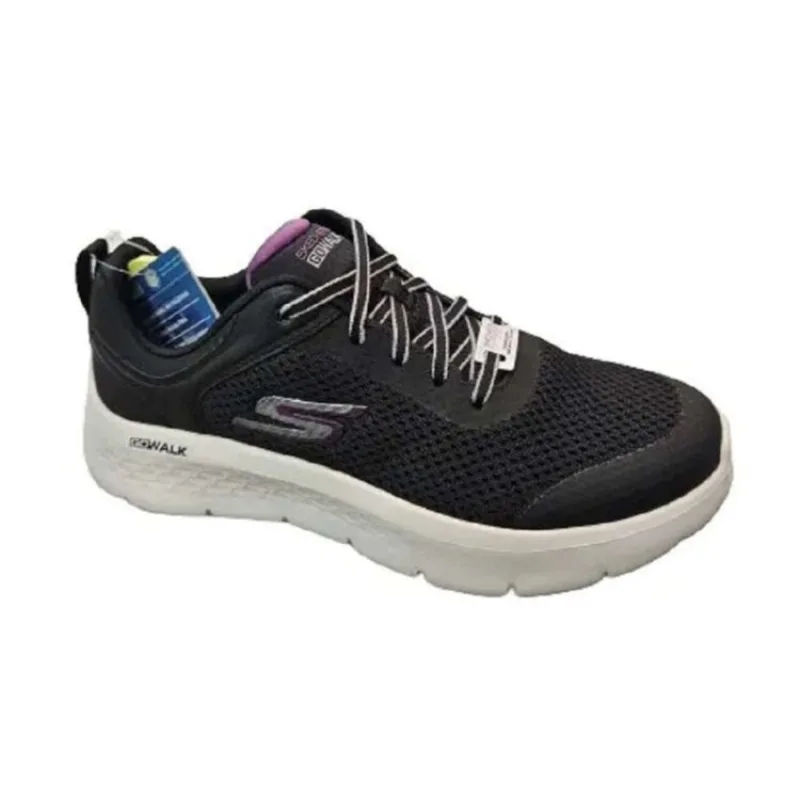 Tenis Skechers Go Walk Flex Feminino - Ptobcoroxo 36 / PTO/BCO/ROXO