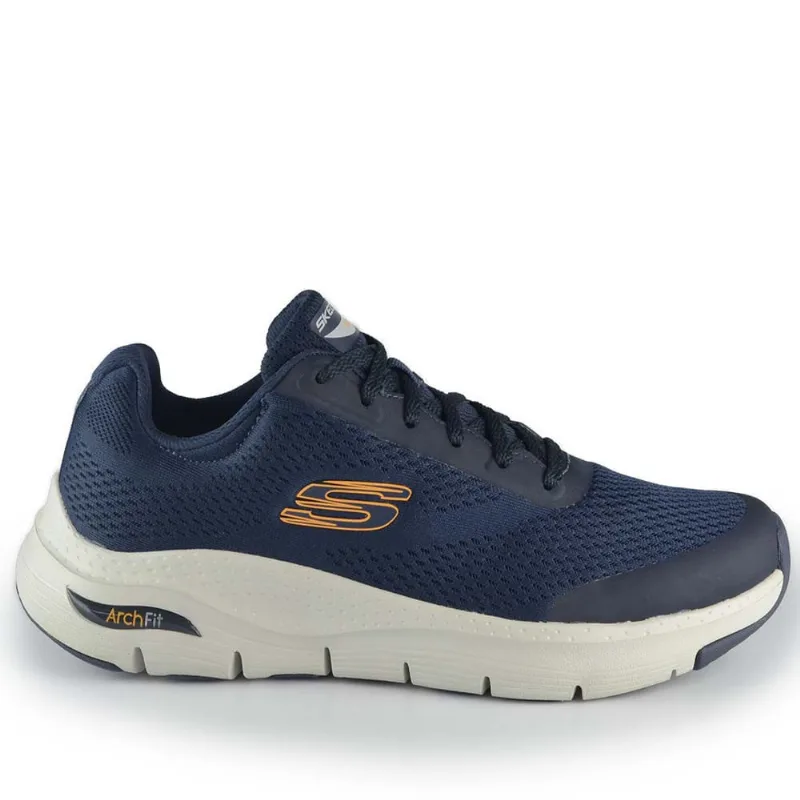 Tênis Esportivo Skechers Masculino Arch Fit 232040 NVY- AZUL MARINHO 44