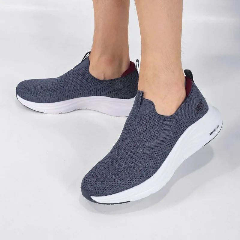 Tênis Skechers Masculino Vapor Foam Covert Sem Cadarço 39 / Chumbo