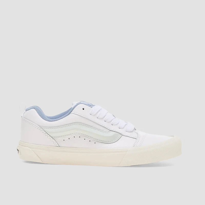 Vans Knu Skool Shoes - Premium Leather Dusty Blue 7.5uk / Premium Leather Dusty Blue