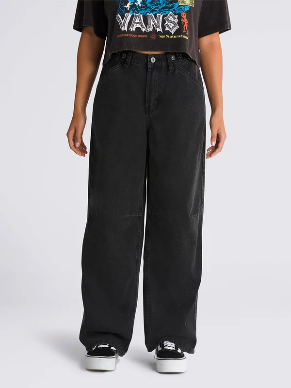 Pantalón Mujer Curbside Negro Vans 28