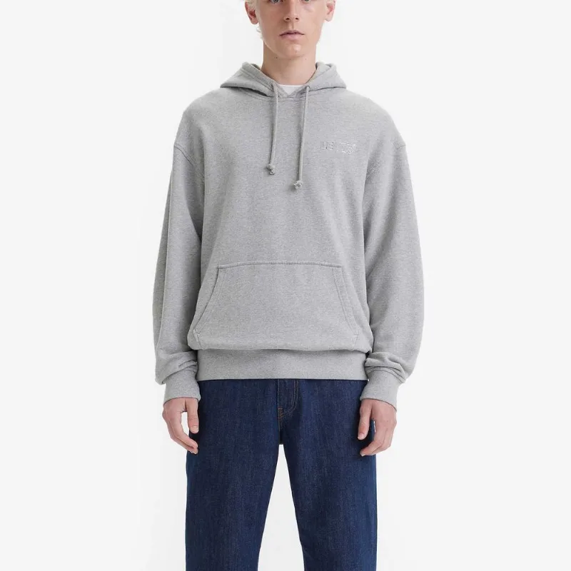 Moletom Levi's Relaxed Graphic Cinza com Capuz Moletom Levi's® Relaxed Graphic Cinza com Capuz XL USA | GG BR