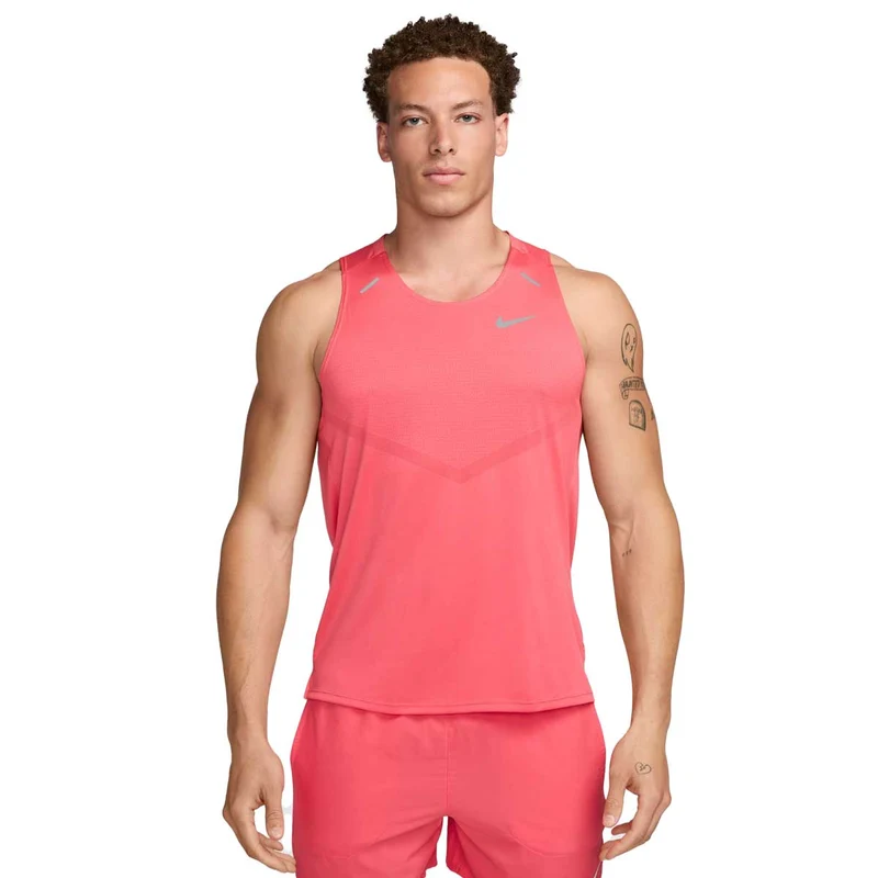 Nike Canotta Rise 365 Uomo Rosa XL