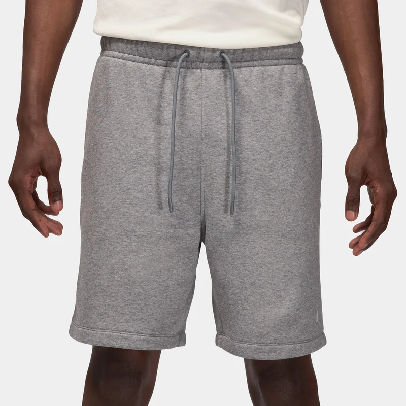 Brooklyn Fleece Mens Shorts (Carbon Heather/White) M