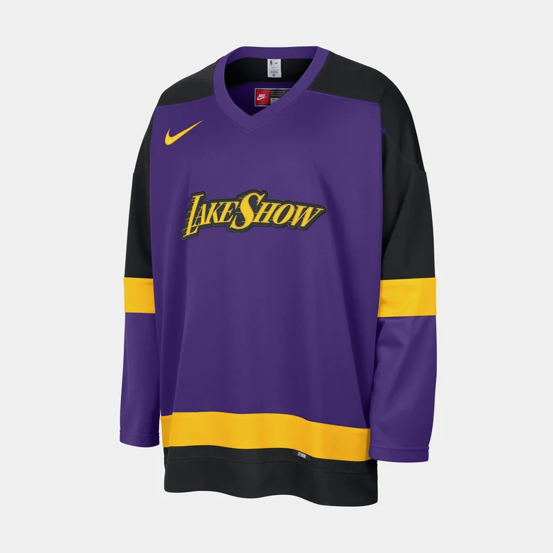 Los Angeles Lakers City Edition Mens Jersey (Field Purple/Black/Amarillo/Black) L